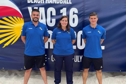 Tres árbitros españoles, designados para pitar en la EHF Champions Cup de balonmano playa